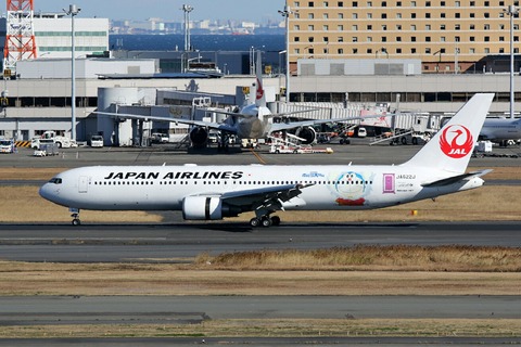 JA622J B767-300 JAL ドラえもんJET RJTT