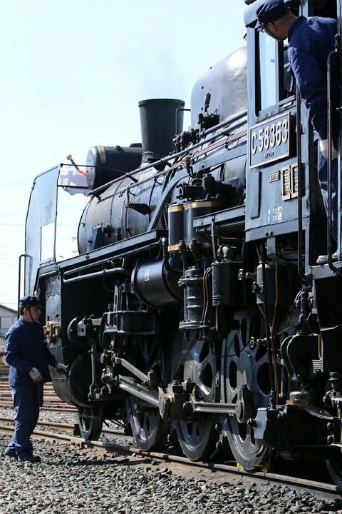 秩父鉄道 C58 363 SL2017オープニング見学会 広瀬川原車両基地