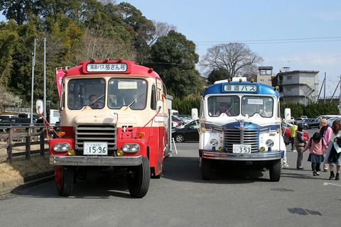 NPOバス保存会 ボンネットバス いすゞ TSD40型 日野 BH15型 偕楽園