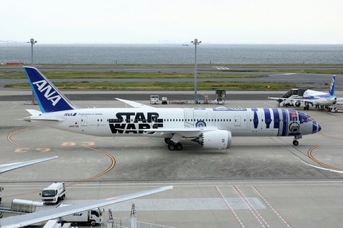 JA873A B787-9 ANA R2-D2 ANA JET RJTT 国内線運航