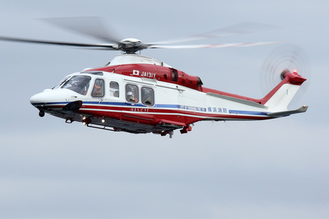 JA131Y AW139 はまちどり1 横浜市消防局航空隊 横浜消防出初式