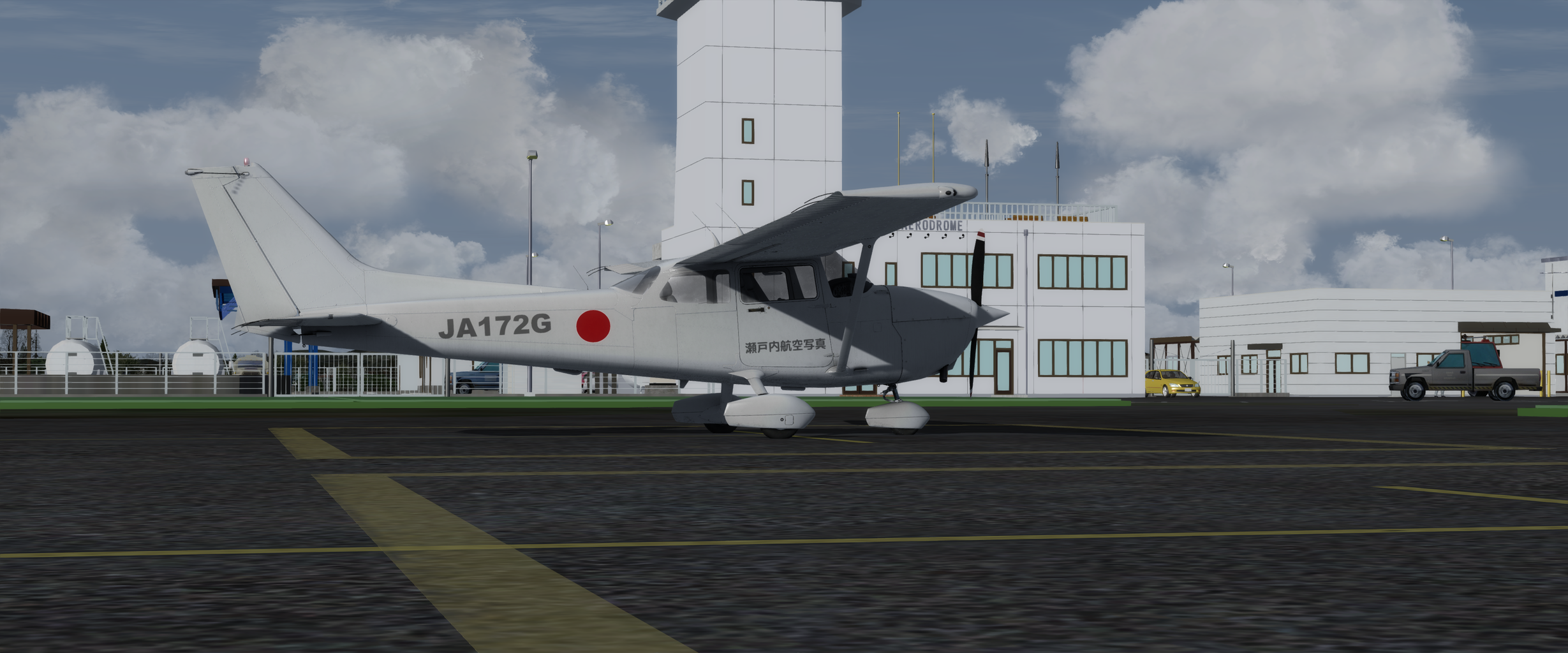a C172r 国内機リペイント Pandaメモ