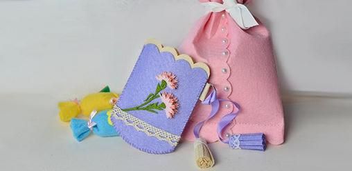 フェルトの財布やコインバッグを作ります Pandahall