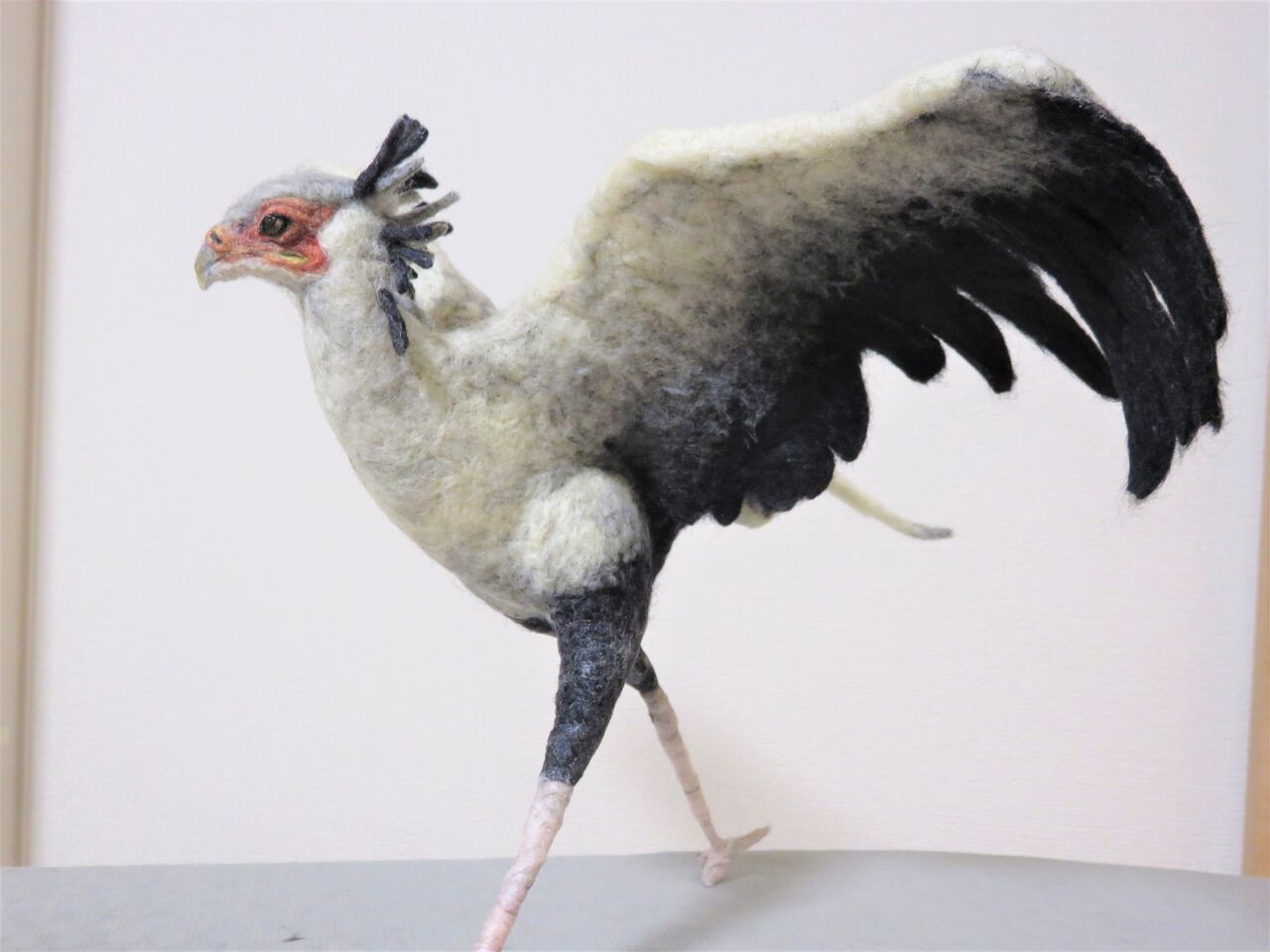ヘビクイワシ(途中) : 羊毛の苑～生き物羊毛フェルト～