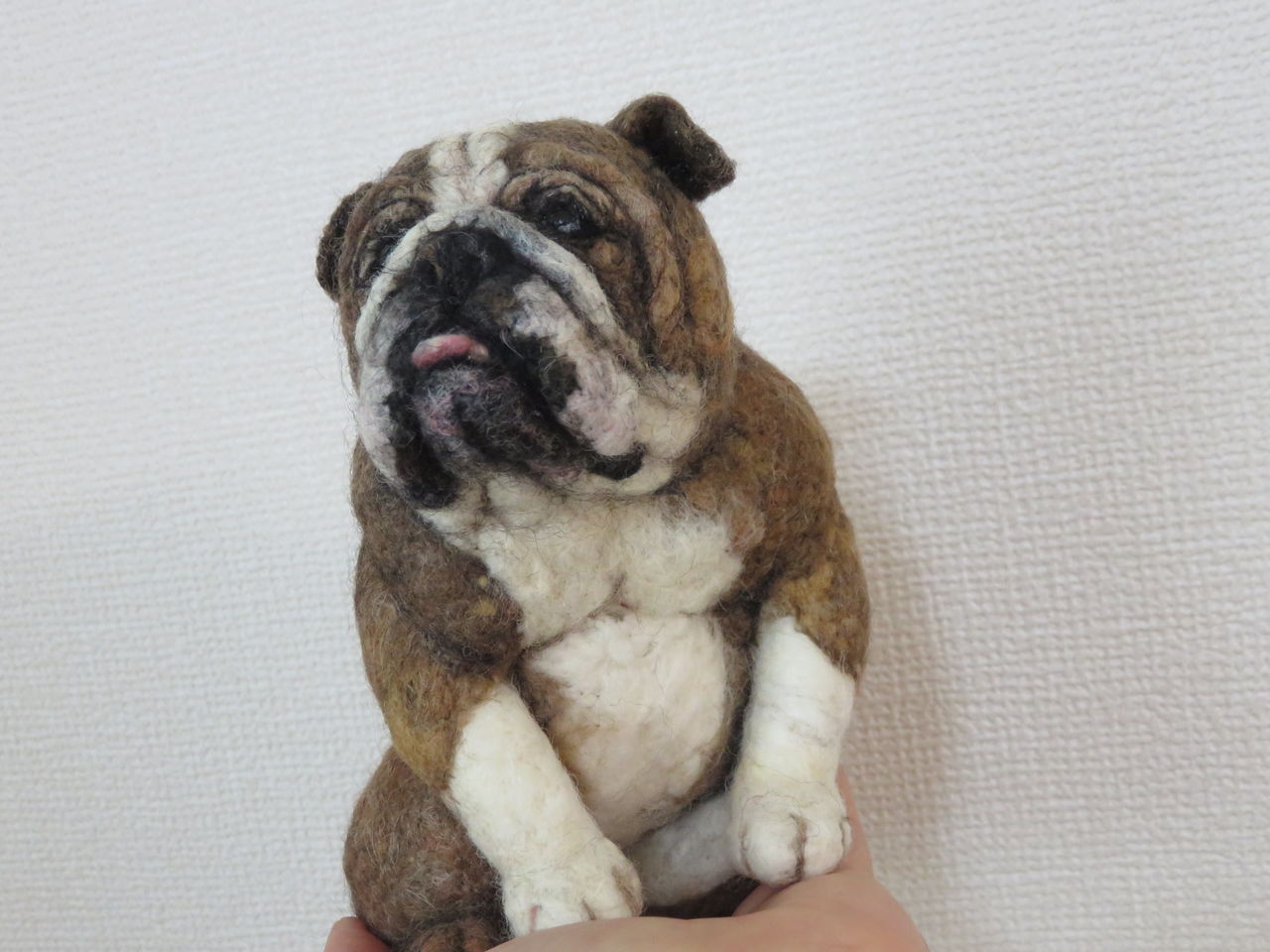 ブルドッグの羊毛フェルト Legabi Com Br ブルドッグの羊毛フェルト Legabi Com Br