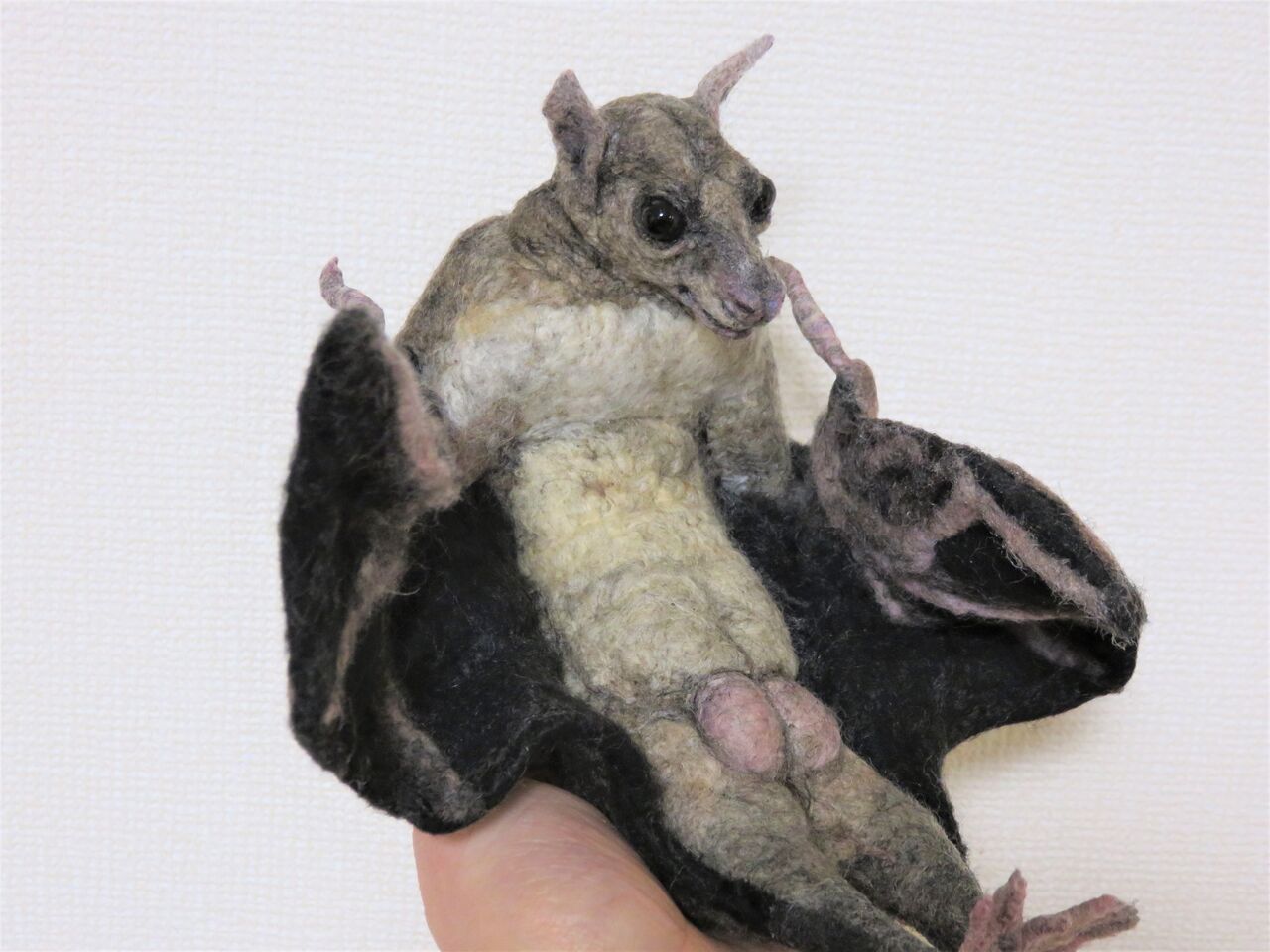 エジプシャンルーセットオオコウモリ 羊毛の苑 生き物羊毛フェルト