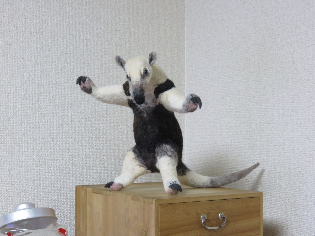 ミナミコアリクイ 羊毛の苑 生き物羊毛フェルト ミナミコアリクイ 羊毛の苑 生き物羊毛フェルト