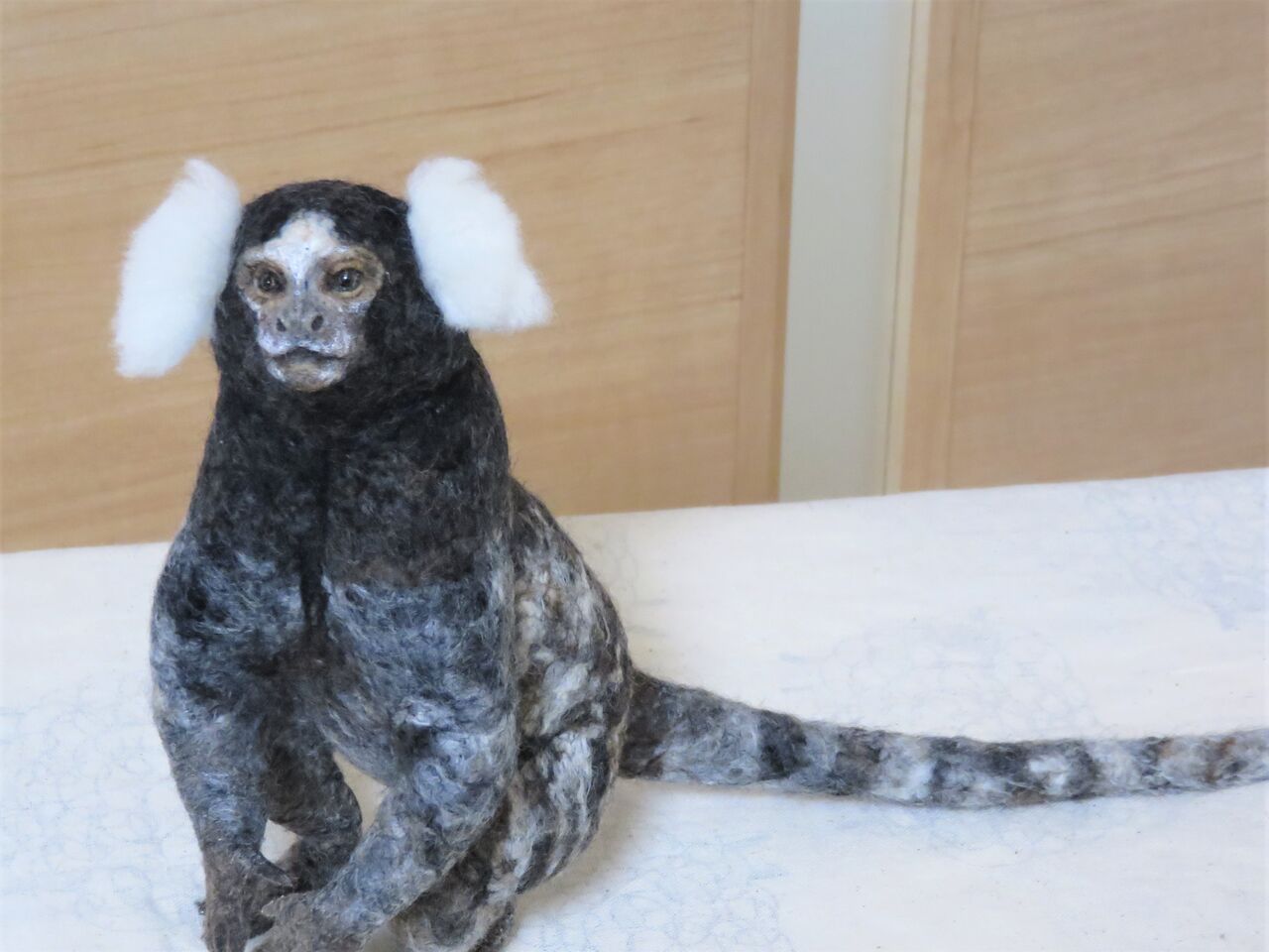 コモンマーモセット : 羊毛の苑～生き物羊毛フェルト～