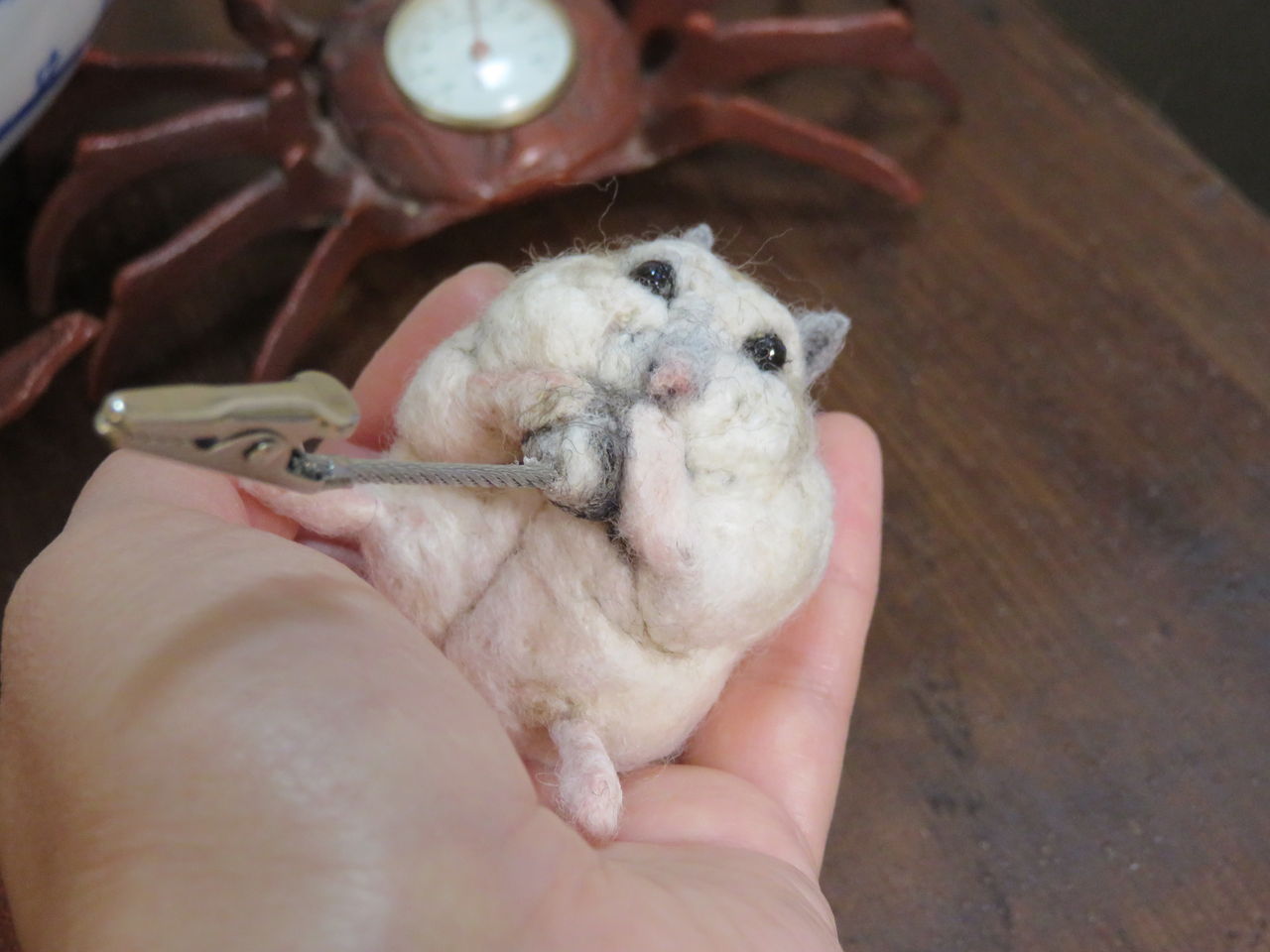 メモスタンド3種 ジャンガリアンハムスター オニオオハシ メジロ 羊毛の苑 生き物羊毛フェルト メモスタンド3種 ジャンガリアンハムスター オニオオハシ メジロ 羊毛の苑 生き物羊毛フェルト