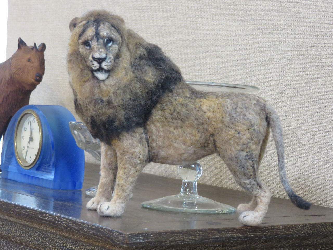 ライオン 羊毛の苑 生き物羊毛フェルト