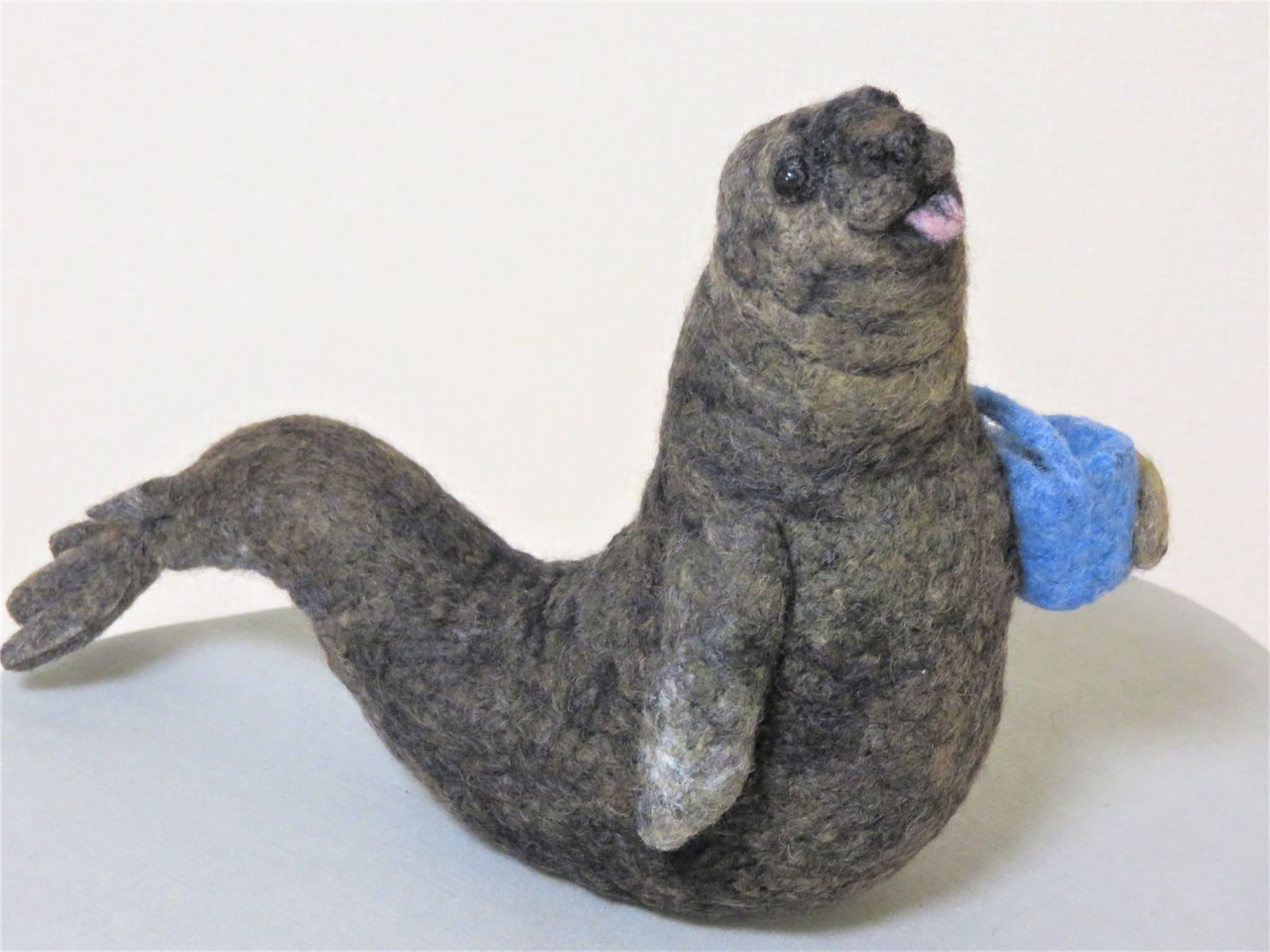 ミナミゾウアザラシ 羊毛の苑 生き物羊毛フェルト