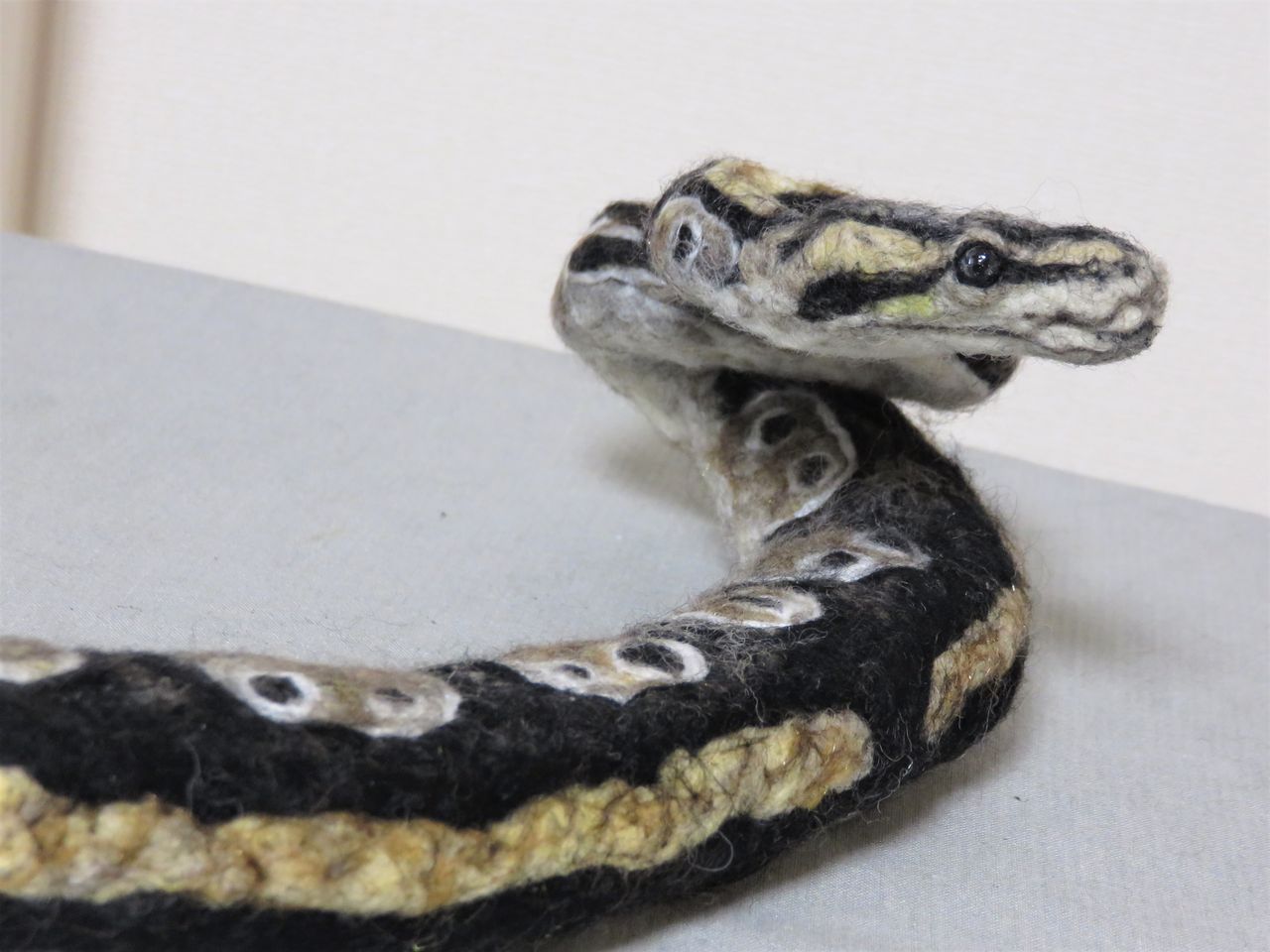 ボールパイソン 羊毛の苑 生き物羊毛フェルト ボールパイソン 羊毛の苑 生き物羊毛フェルト