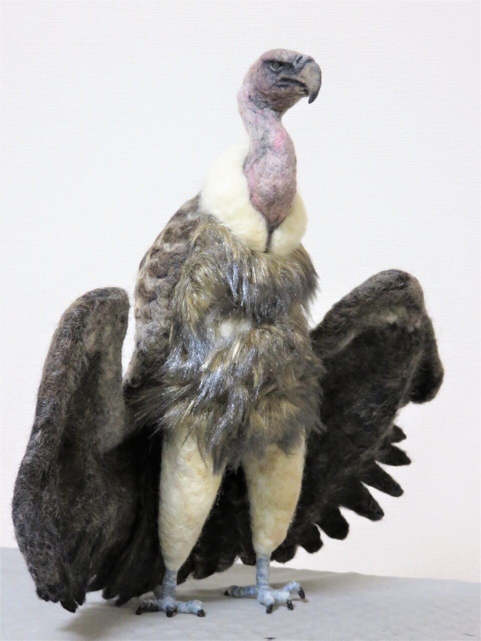 ハゲワシ 羊毛の苑 生き物羊毛フェルト