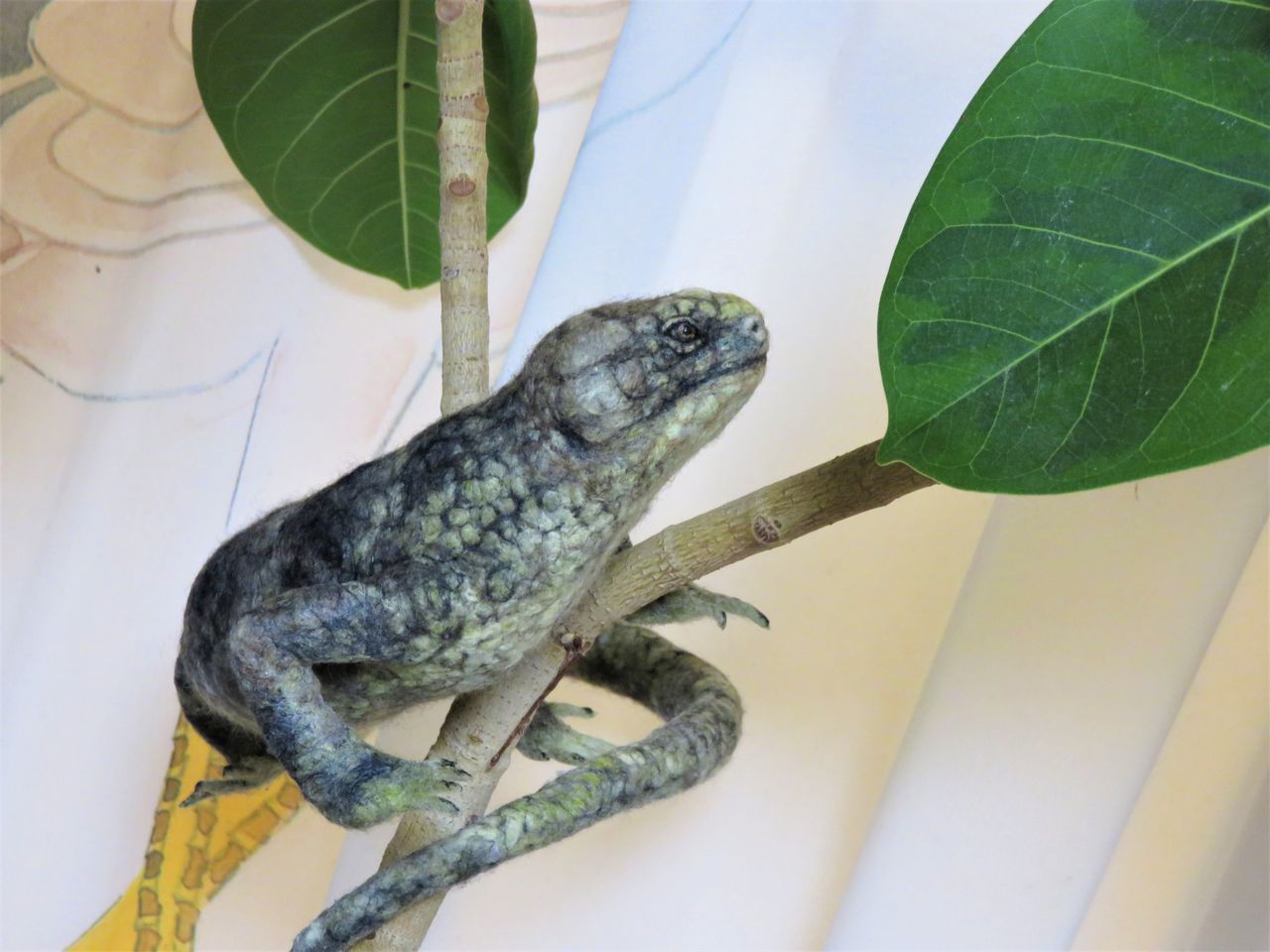 オマキトカゲ 羊毛の苑 生き物羊毛フェルト
