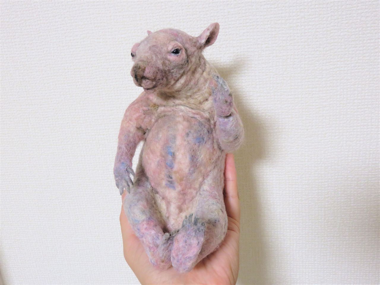 ウォンバットの赤ちゃん 羊毛の苑 生き物羊毛フェルト