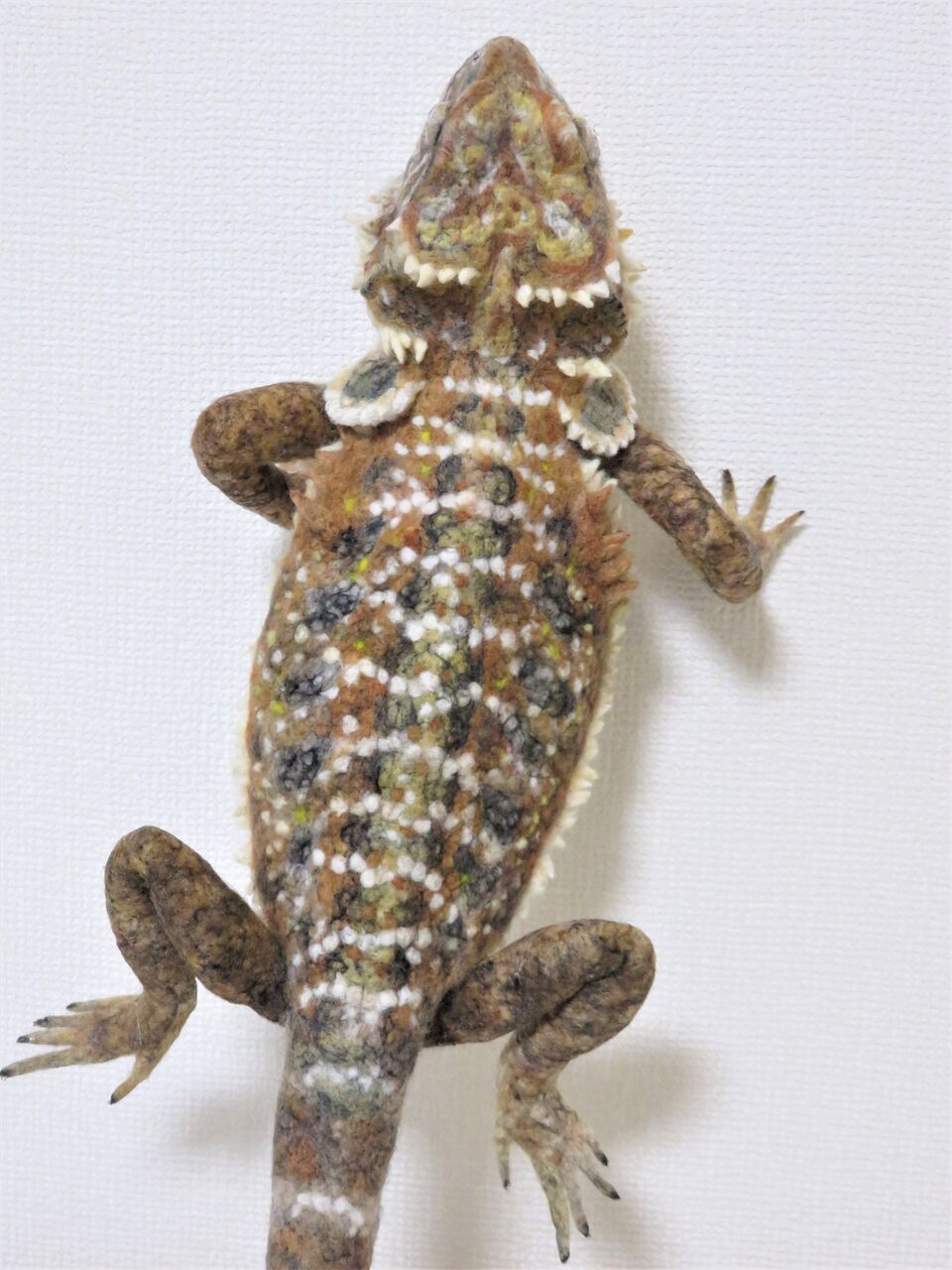 フトアゴヒゲトカゲ : 羊毛の苑~生き物羊毛フェルト~
