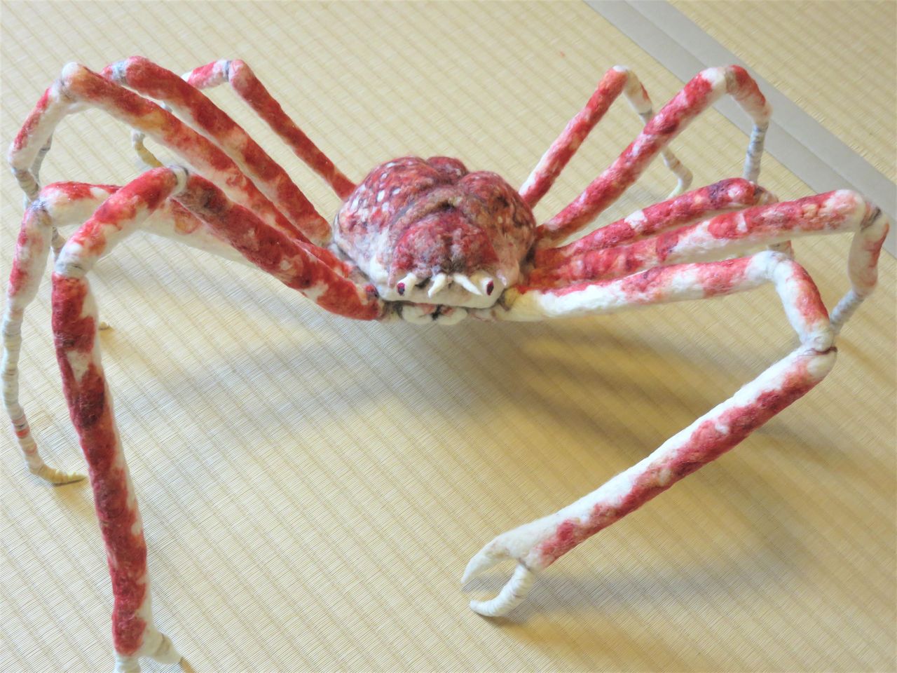 タカアシガニ 羊毛の苑 生き物羊毛フェルト