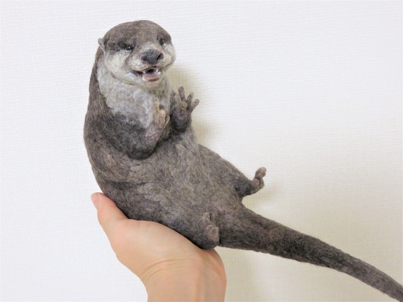 カワウソ : 羊毛の苑～生き物羊毛フェルト～