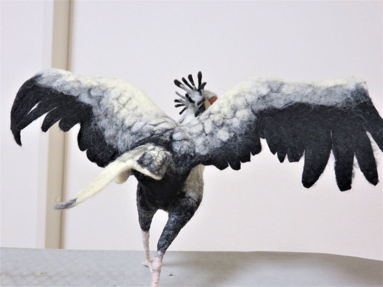 ヘビクイワシ(途中) : 羊毛の苑～生き物羊毛フェルト～
