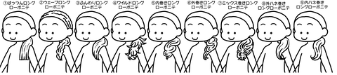 ロングローポニテ