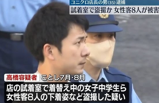 ユニクロの店長の顔