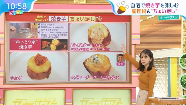 若林有子アナの横乳