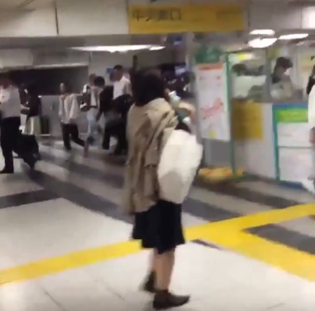 新宿駅の改札口