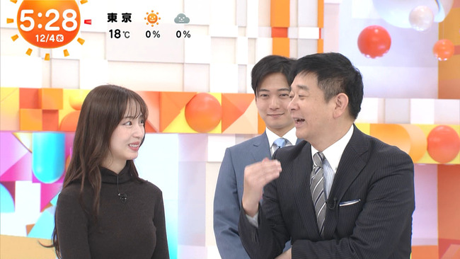 林佑香のニット乳２