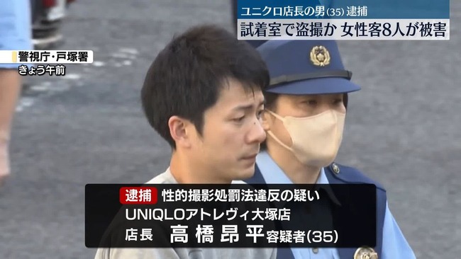 ユニクロ盗撮店長