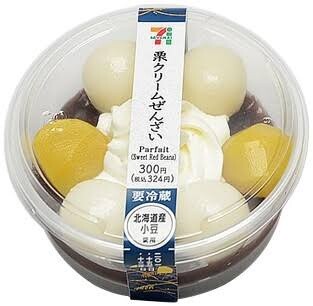 栗クリームぜんざい