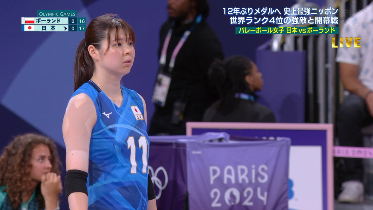 女子バレー　透けブラ 女子バレー】山田二千華さん、乳を揺らしながらレシーブしてしまう ※gifあり : アナ速‐女子アナ画像速報