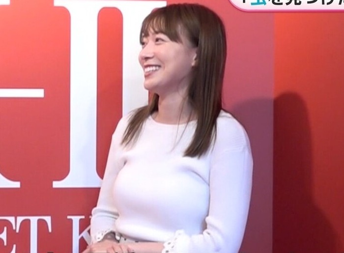 阿部華也子の爆乳