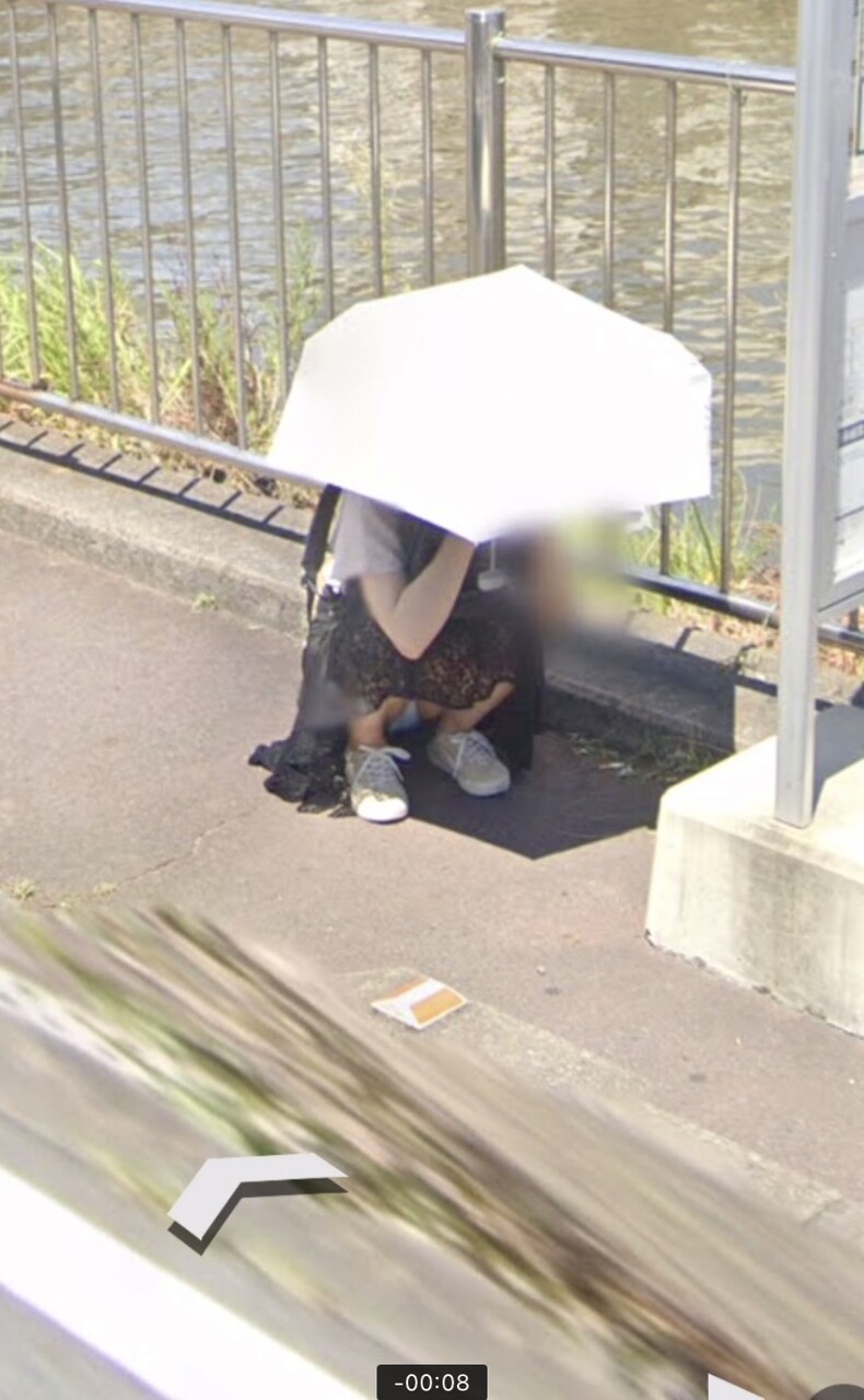 グーグル　ストリートビュー　エロ 画像】Googleストリートビューでパンチラ見つかる : アナ速‐女子アナ画像速報