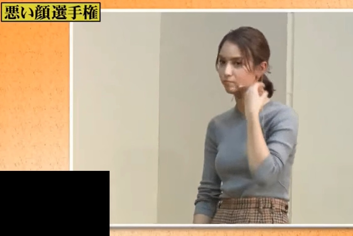 滝沢カレン 悪い顔選手権に出るも着衣おっぱいの方が目立ってしまう。 : 芸能エログ・オナネタ画像・GIF・AV等