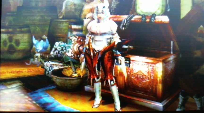 キック討伐装備とモンちゃんパペット モンスターハンターダブルクロス夫婦狩人日記