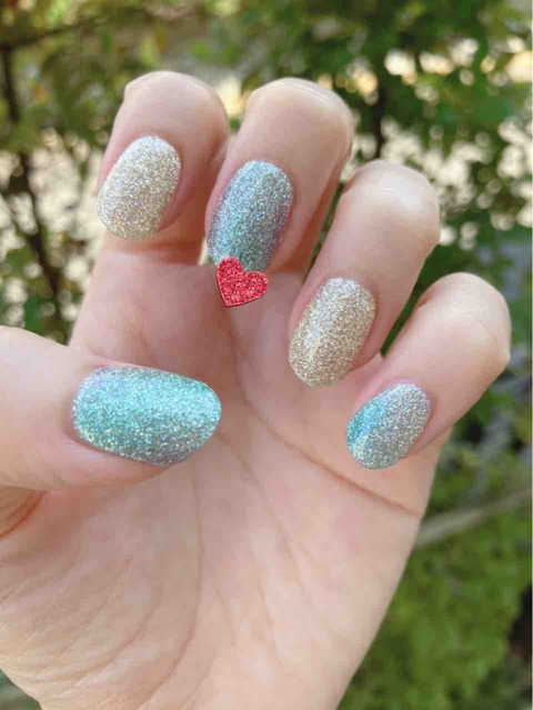 ohoraネイル着画紹介　【N Blue Hawaii】（完売中）