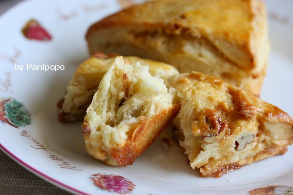 パンプキンピーカンスコーン メープルグレーズ添え レシピ