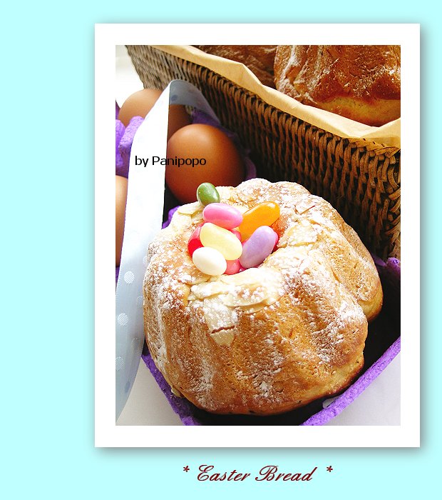 ココナッツライムのイースターブレッドのレシピ