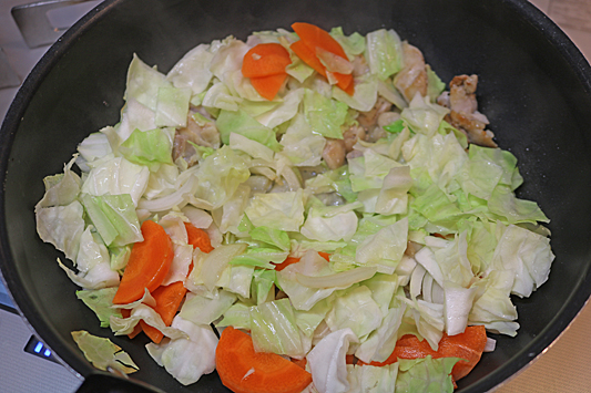 鶏焼きうどん1659