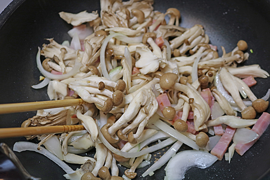 きのこパスタ0839