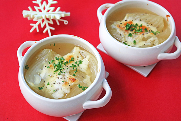 ④オニオングラタンスープ2