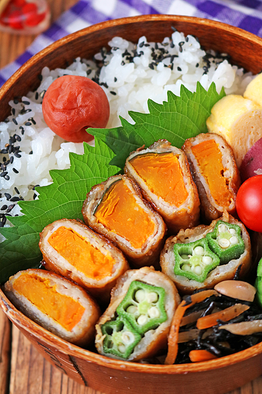 かぼちゃの肉巻き9655