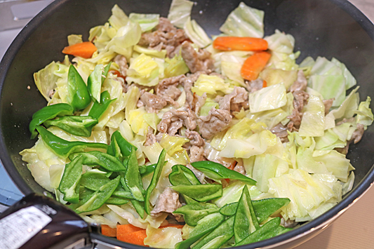 豚キャベツのオイスター炒め9230