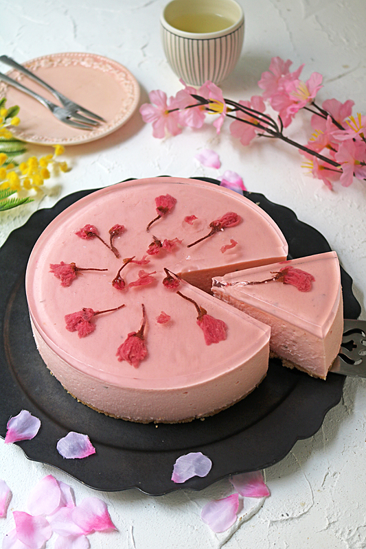 桜チーズケーキ6761-1