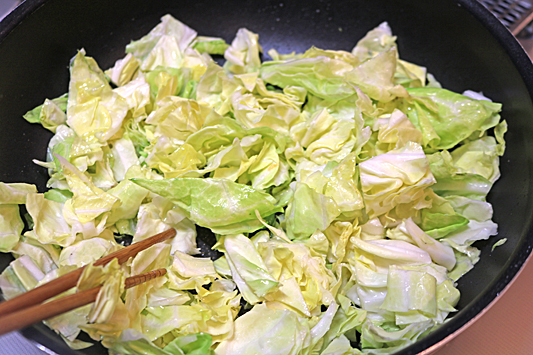 キャベツの卵炒め6634