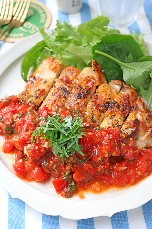 チキントマトソース0486