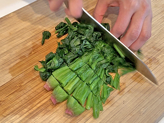 豚卵ほうれん草炒め２ー１