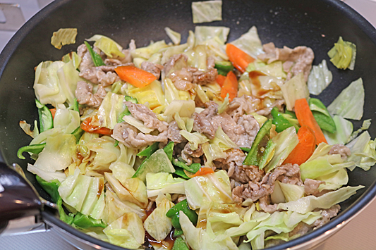 豚キャベツのオイスター炒め9231