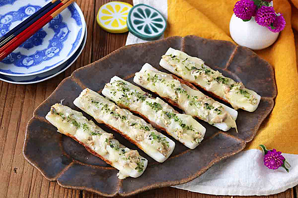 ちくわの鯖マヨチーズ焼き9943-1