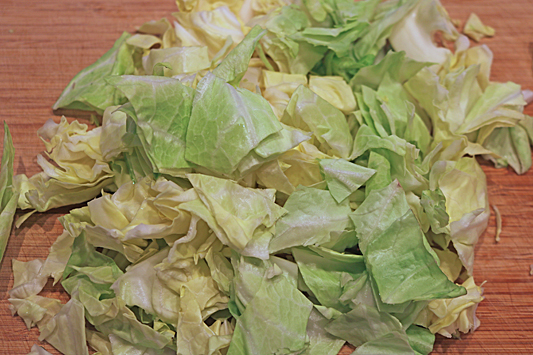 キャベツの卵炒め6632